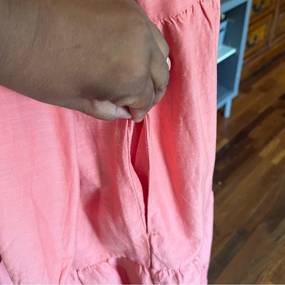 CUTE PEACH OLD NAVY DRESS - Picture 3 of 5